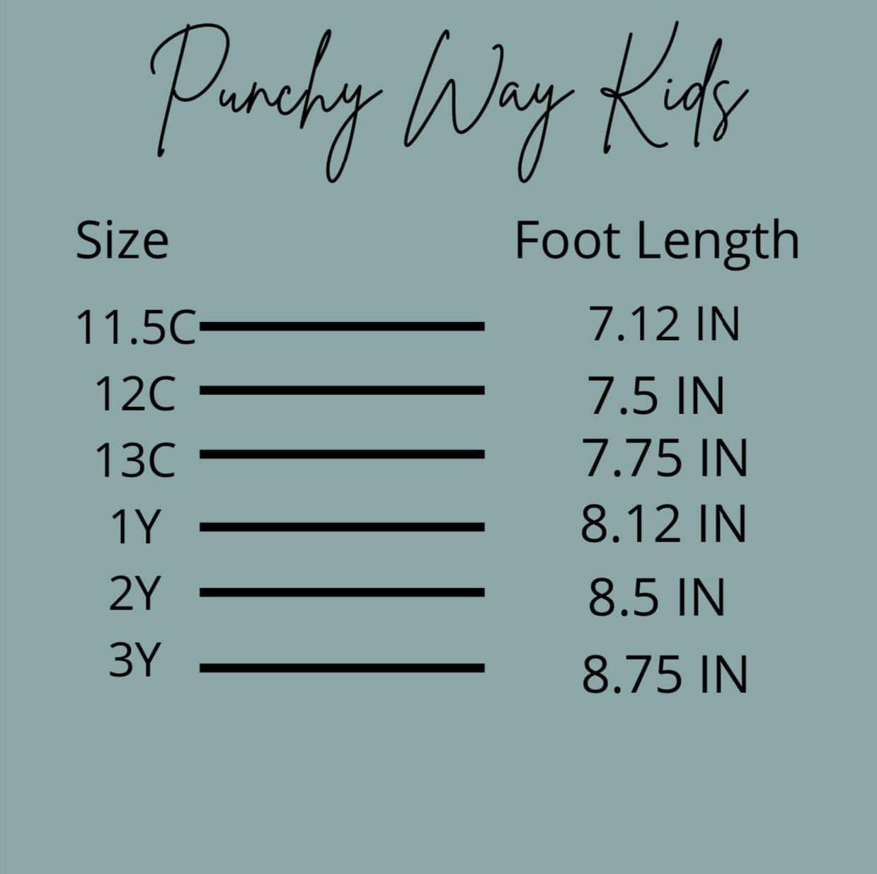 Kids punchy way sneaker *pre order*