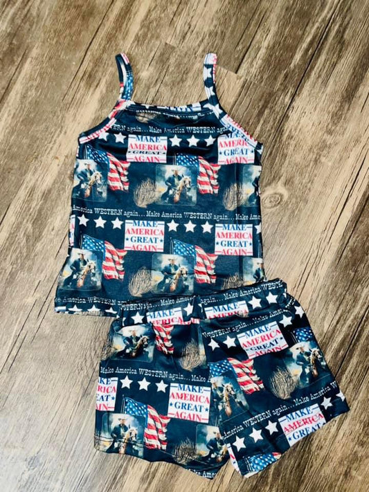 Make America great again tank set *ready to ship*